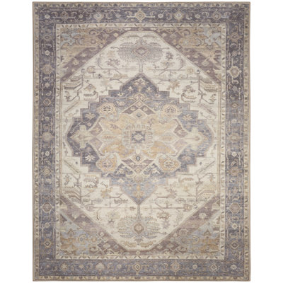 Herkimer Machine Washable Vintage Area Rug