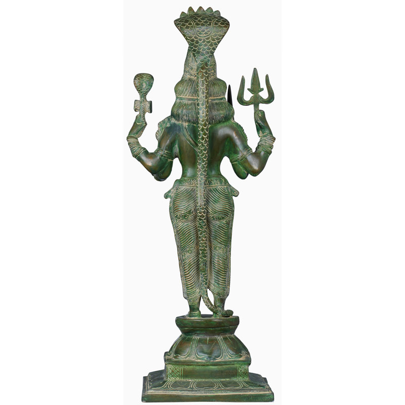 Déesse Mariamman, objet décoratif, Vert / Chola