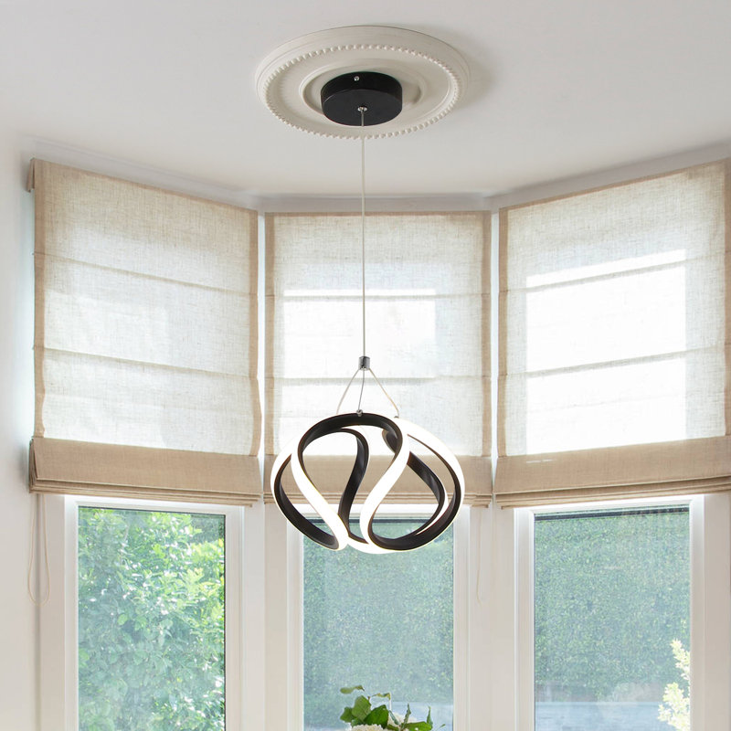 Christela 1 - Light LED Pendant, Matt Black