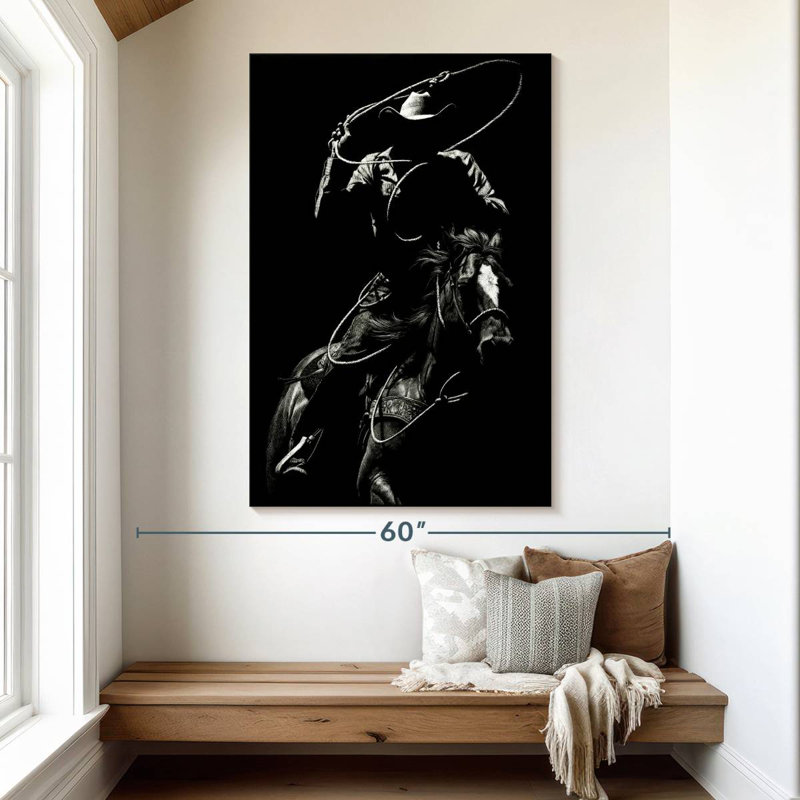 Mehar Scratchboard Rodeo VII, H 51 po x l 34 po