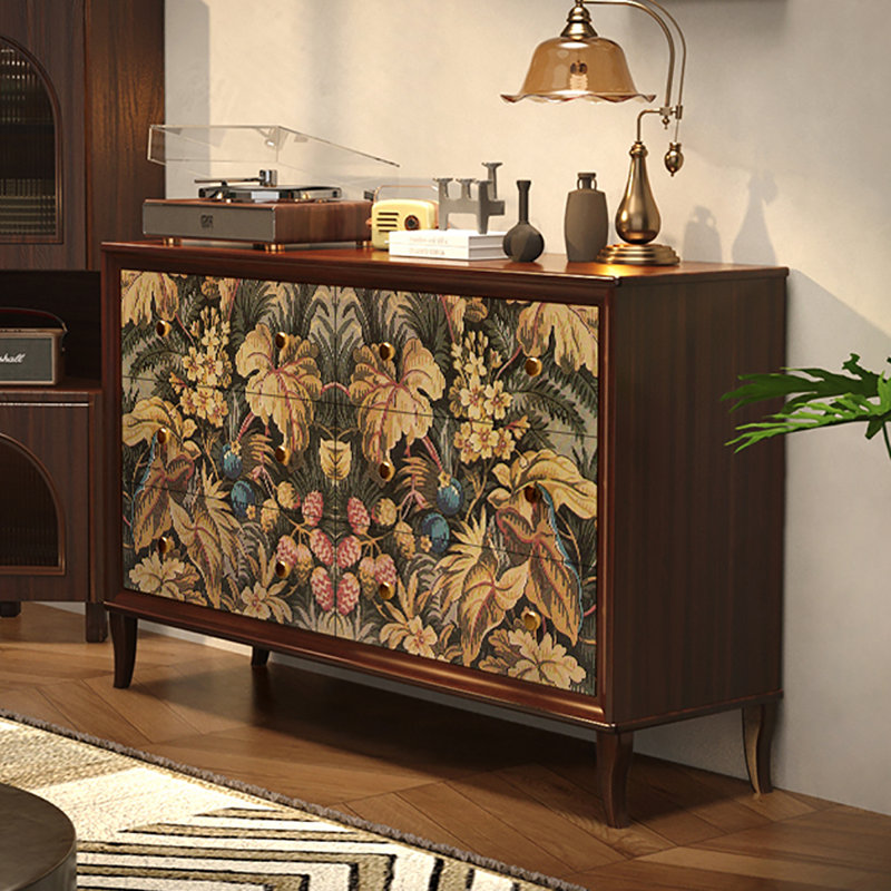 Armoire de rangement de salon rétro