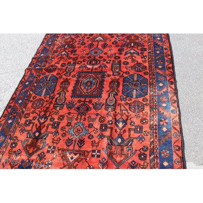 One-of-a-Kind 4' X 7' Wool Area Rug in Red