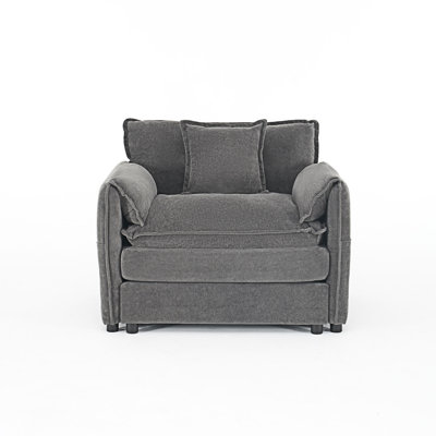 Upholstered Armchair With  Pillow