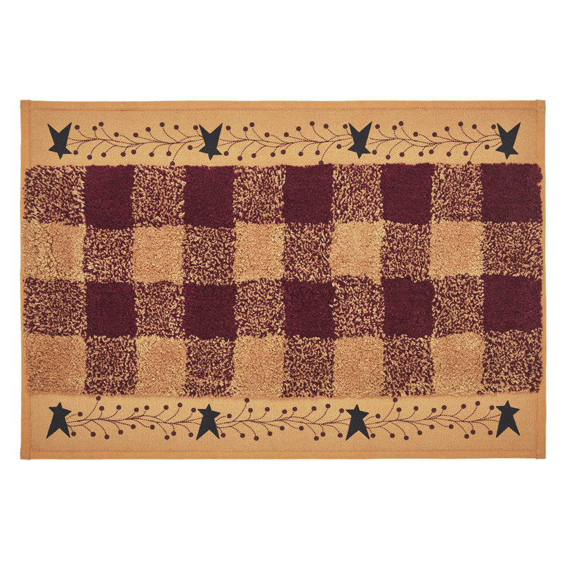 Pip Vinestar Cotton Blend Non-Slip Bath Mat, 20"W x 30"L