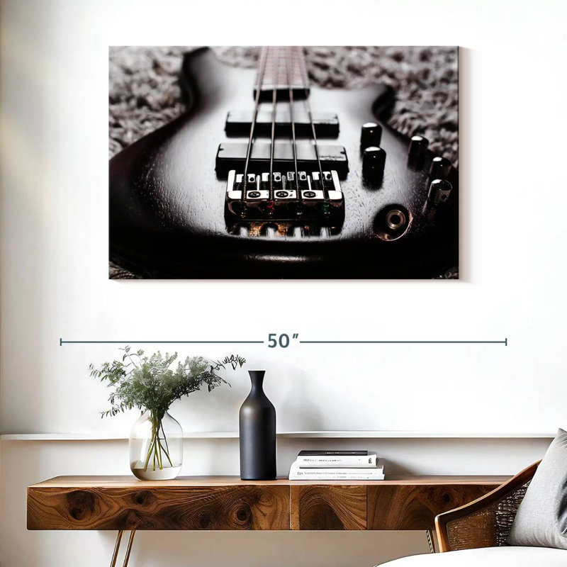 Guitare électrique Abarca Rosewood, H 26 po x l 39 po