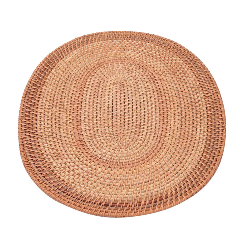 Temple Meads No Pattern Oval Placemat