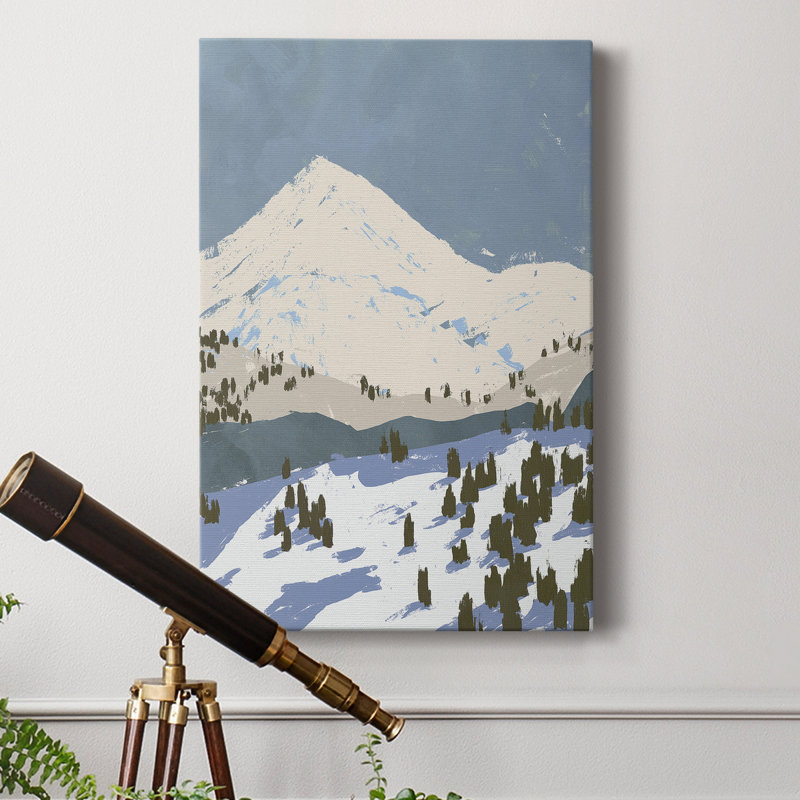 Bunny Slopes II - impression sur toile tendue, H 18 po x l 12 po x P 1 po