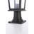 Deidra 7 Inch Outdoor Post Light in Black