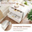 49cm W Manufactured Wood Bedside Table