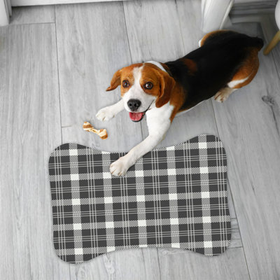 Peacock Elegance - Tapis d'alimentation en os 1 pièce