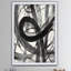 «Black and White Minimalistic Peinture», reproduction sur toile encadrée-48299210-48299212