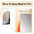 Red Moon Rising Abstract Landscape - Geometric Decorative Wall Mirror, Orange Mirror, Printed Metal Art-485063337