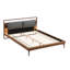 Lit moderne avec 2 lumières de nuit-390998269