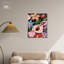 Art de fleurs maximales colorées sur toile Sunshine-104334892-104334895