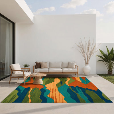 Tapis intérieur et extérieur Emerald Stream