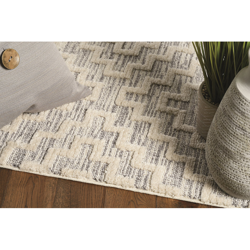 Tapis gris Lexington, Rectangle 8 pi 9 po x 13 pi