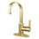 Kingston Brass Continental Single-Handle 1-Hole Deck Mount Bathroom Faucet with Push Pop-Up
