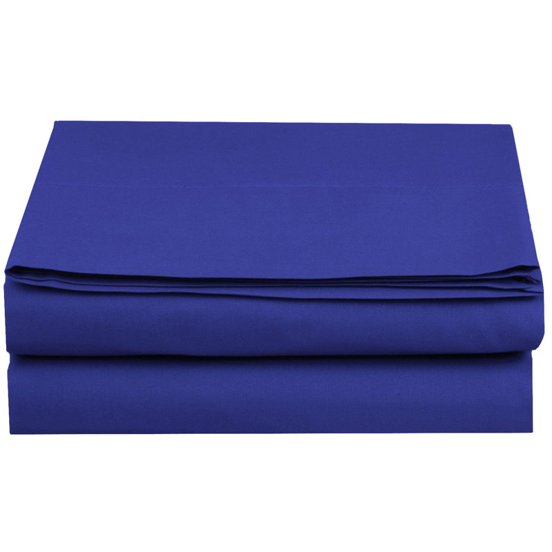 Drap-housse en microfibre 1500 fils, Bleu royal, Très grand californien