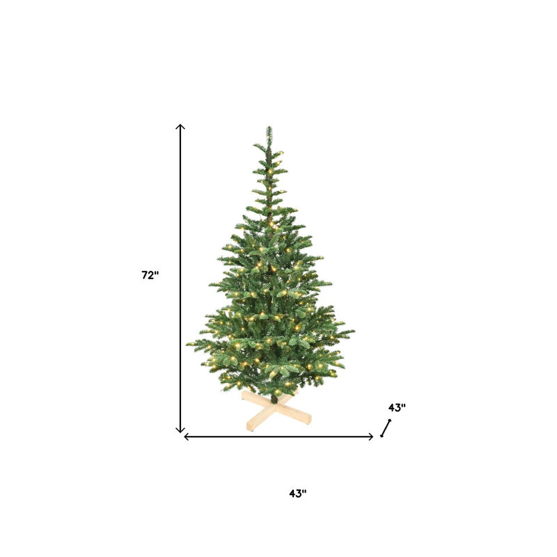 Sapin de Noël clairsemé 6 pi