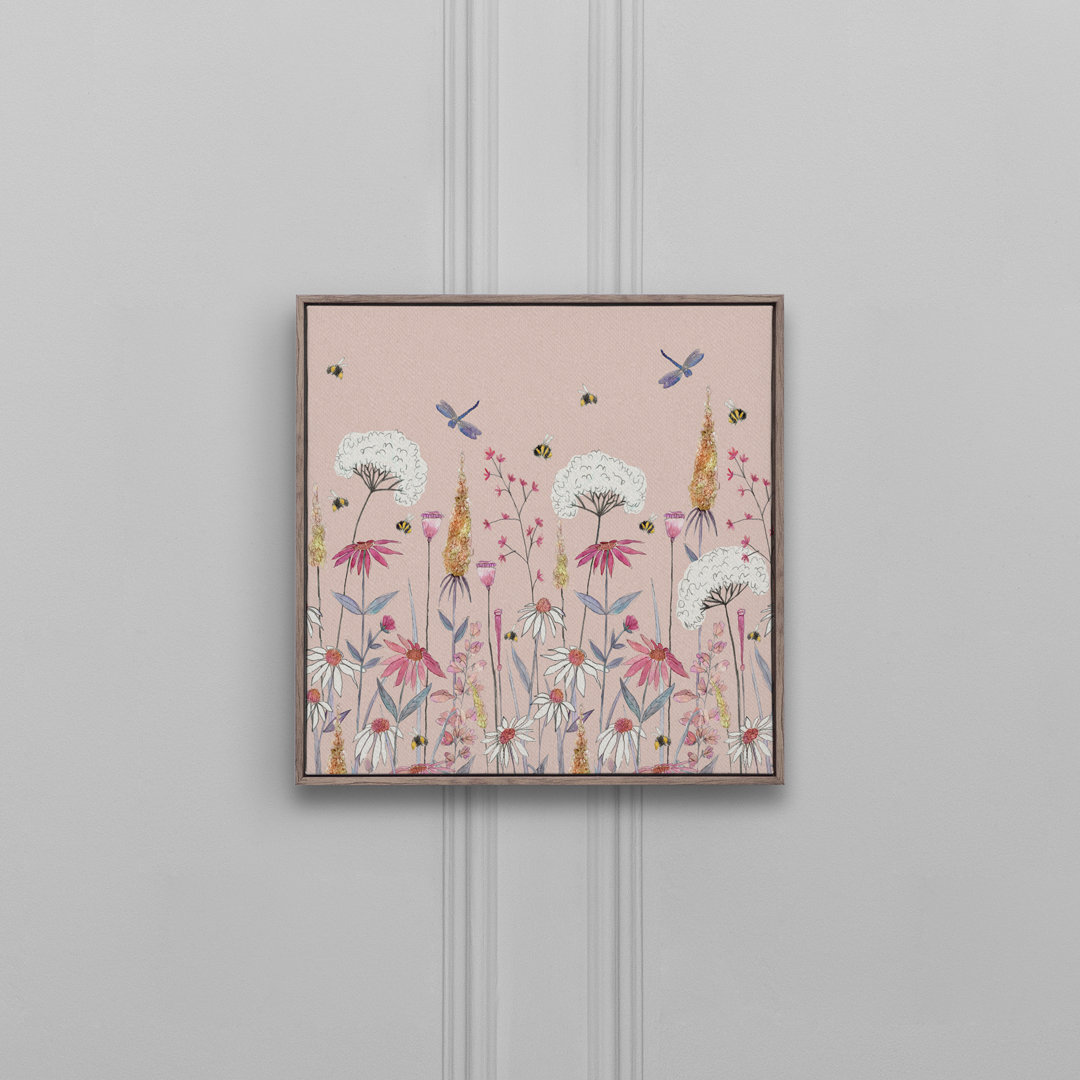 Hermione Blush - Floater Frame Bold Art