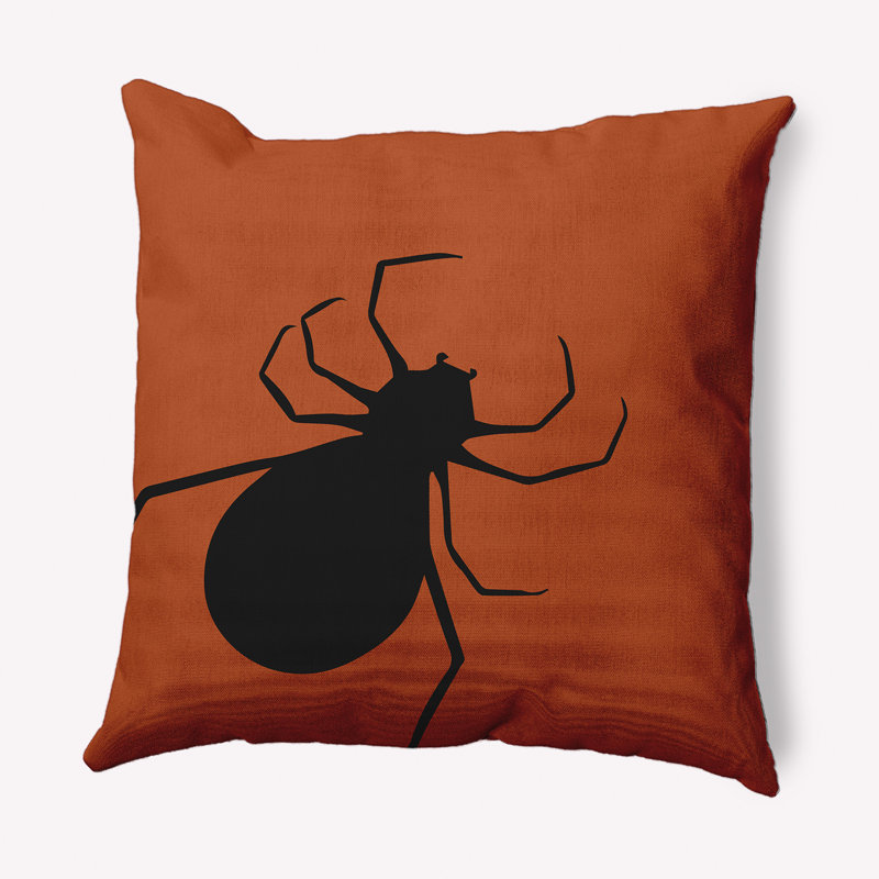 Reversible Throw Pillow, 18" x 18", Dark Brown