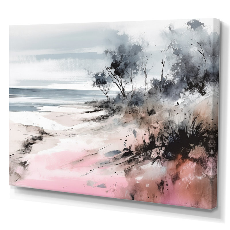 «Ocean's Embrace I», reproduction d'art sur toile, H 34 po x l 44 po x P 1,5 po, Toile tendue