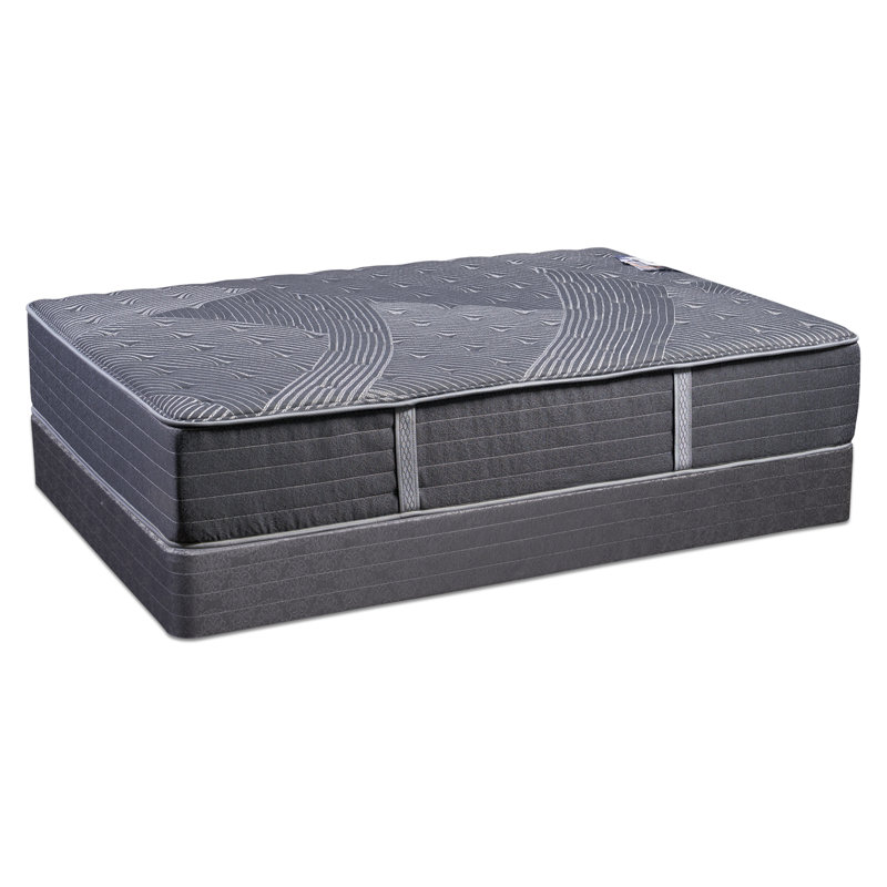 Matelas hybride ferme et sommier 13 po Bahira, Profil standard, Très grand