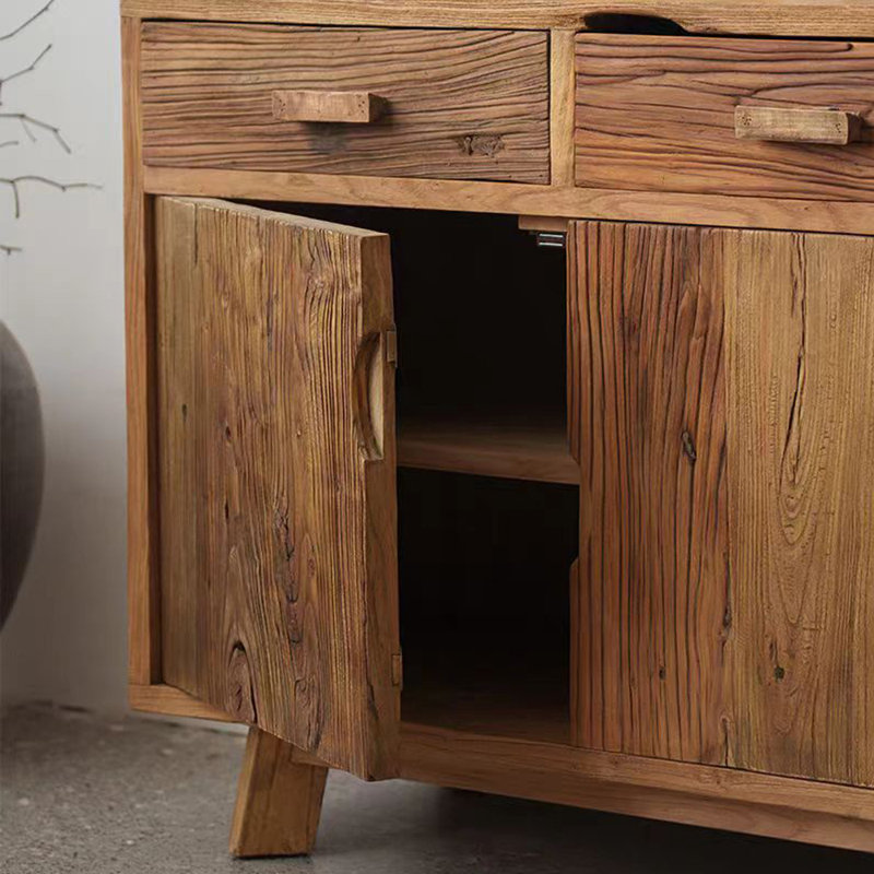 Armoire de vestibule Wabi-Sabi, H 29,5 po x l 35,4 po x P 15,7 po