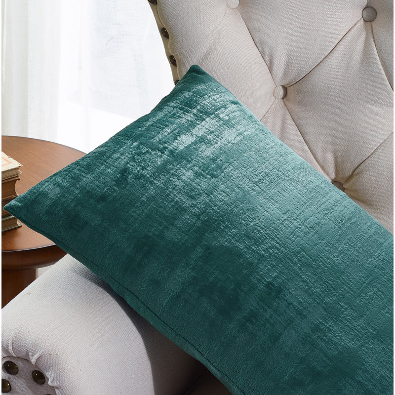 Rectangular Lumbar Pillow Cover, Agate Green