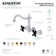 Duchess Widespread Faucet Bathroom Faucet with Drain Assembly