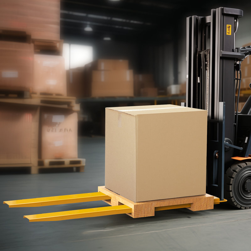 Pallet Fork Extensions, 96" Length 5.5" Width, Heavy Duty Carbon Steel Fork Extensions for Forklifts