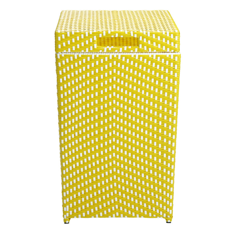 Boîte de rangement pour armoire 35 gallons, Jaune