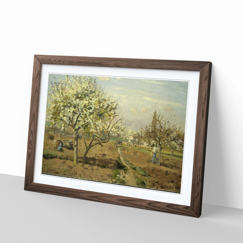 Camille Pissarro - Single Picture Frame Painting, Walnut