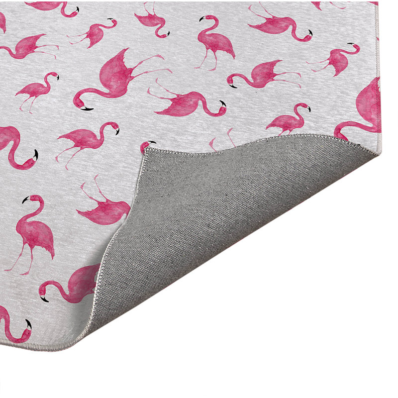 Tapis d'extérieur Summer Flamingo, Rectangle 4pi x 6 pi