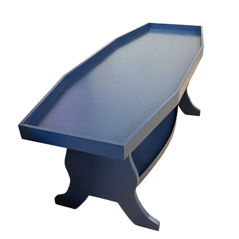 Lozere Single Coffee Table, Midnight Blue