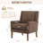 28.35'' Wide Wing Back Upholstered Accent Armchair (Set of 2)-96122279