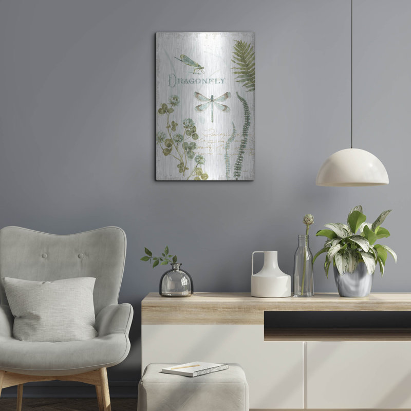 «My Greenhouse Botanical Dragonfly» par Lisa Audit, H 24 po x l 16 po