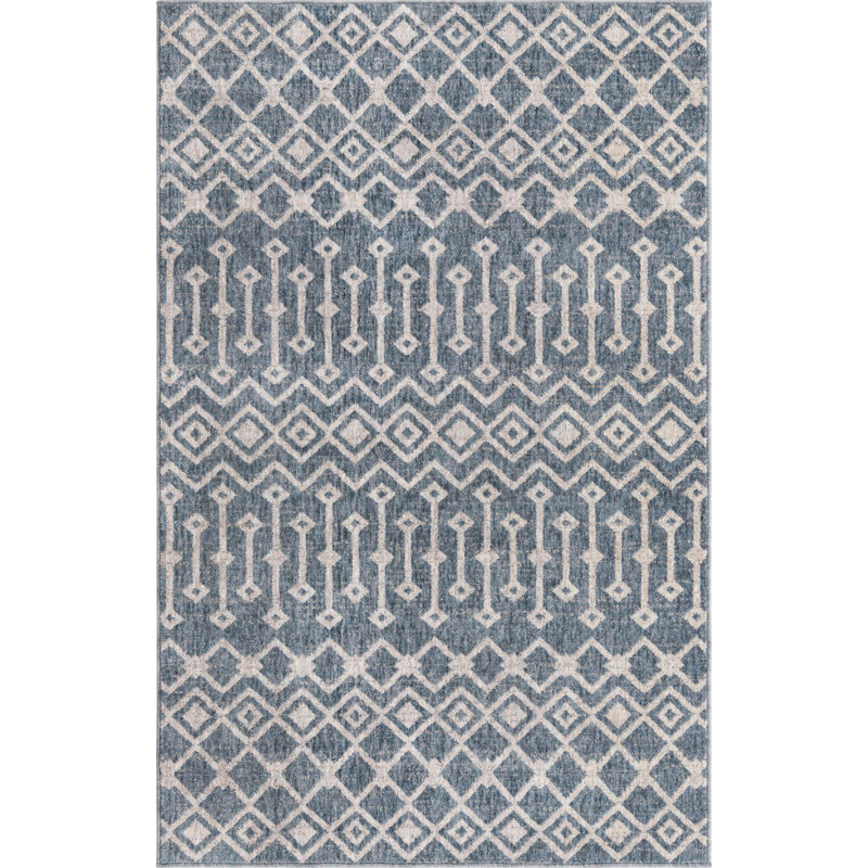 Abstract Indoor Rug, Rectangle 4' x 6'