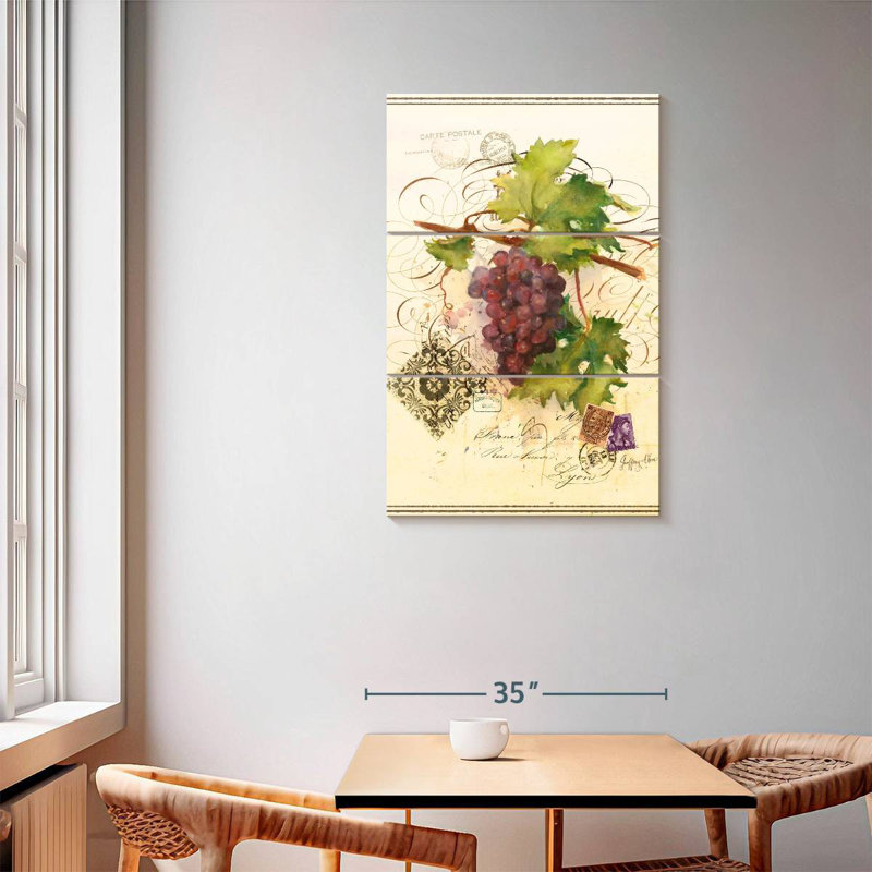 Cellier Yarlin raisins mauves, H 57 po x l 36 po