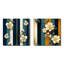 Hereford - Ensemble de 2 collages carrés botaniques abstraits-101861654-101861652