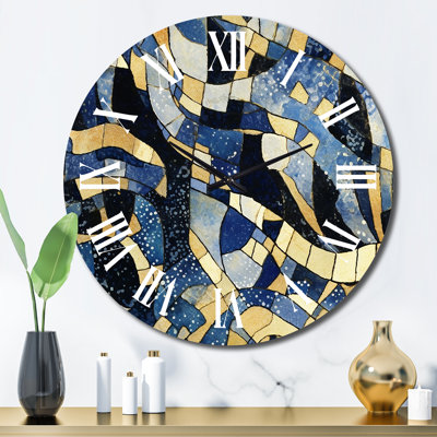 Horloge murale en métal