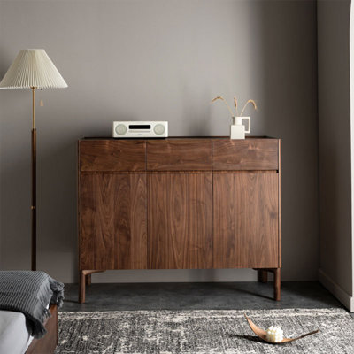 Simple And Modern Walnut Display Case