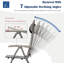 Ensemble de 2 chaises de patio pliantes