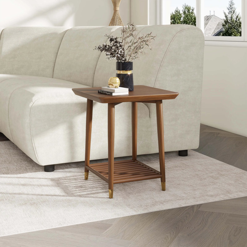 Table d'appoint carrée 19,69 po