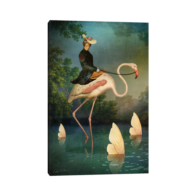 Le Passage, Catrin Welz-Stein par Catrin Welz-Stein - impression d'art graphique, H 12 po x l 8 po, Toile tendue, Sans cadre
