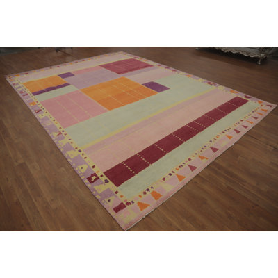 Tapis oriental géométrique 9 x 13