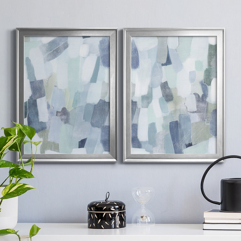 «Dusky Gale I», reproduction encadrée de qualité supérieure, prête à être accrochée, Argent, H 42,5 po x l 61 po x P 1 po