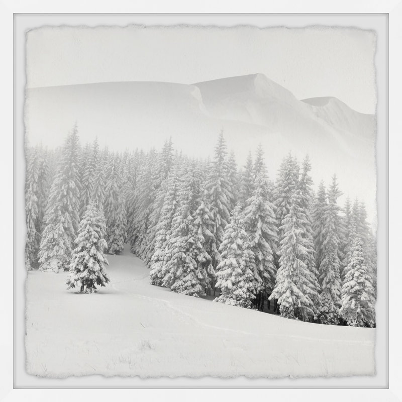 Hello Winter Diptych A - 24 x 24