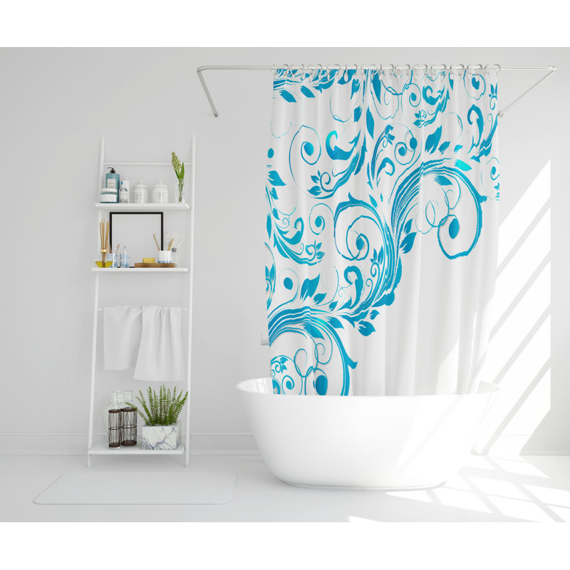 Santibanez Polyester Shower Curtain Set, 168cm H x 168cm W