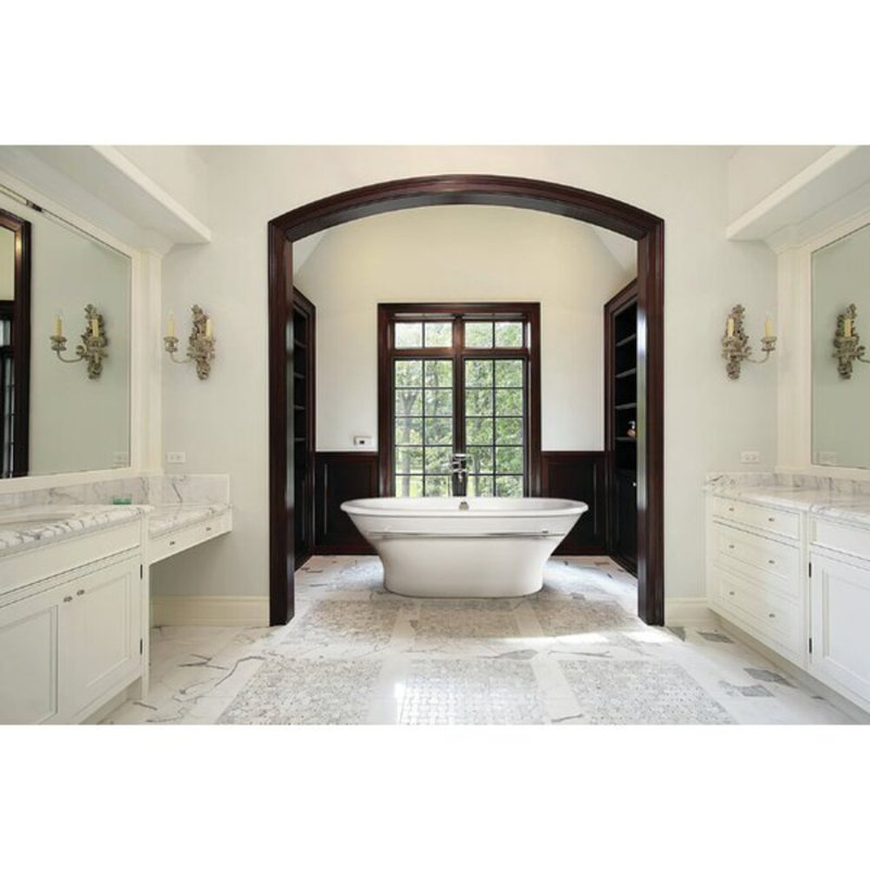 Kellie 70'' L Freestanding Soaking Bathtub, Matte Black